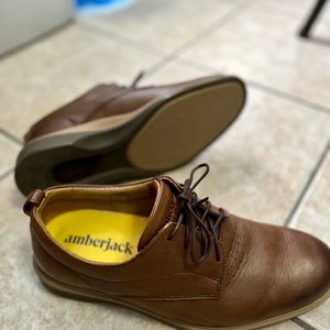 Amberjack Dress Shoes Men's - size 9.5 - Chestnut - Lightly Used